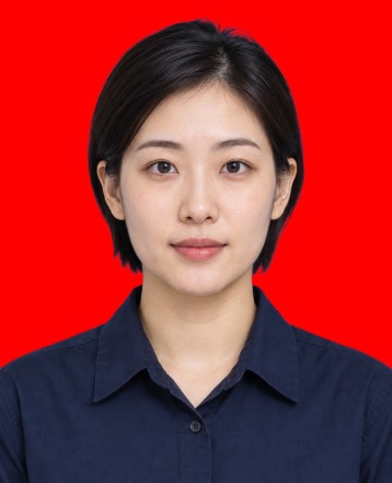 证件照工具实际下载的红底JPG成品，358×441像素，使用AI生成的非敏感演示人像